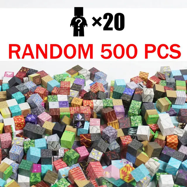 10-500PCS Magnetic Building Blocks Magnet Set Bricks Mini World STEM Construction DIY Educational Toys For Kids Birthday Gifts