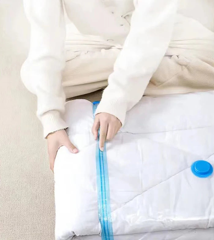 1Pcs Vacuum Storage Bags For Clothes Bedding Space Saving Bags Storage Vacuum Seal Packet Folding Compressed Organizer Bag