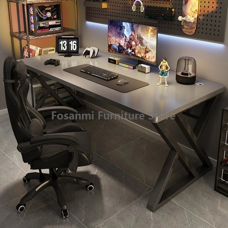 Compact Office Desk and Chair Set Computer Ergonomic Mesh Chair Table for Gaming Writing Modern Home Furniture Desks Chairs Sets