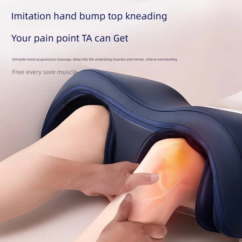 Newly Upgraded Leg And Knee Massager Foot Hot Compress Massage Relaxation Airbag Vibration