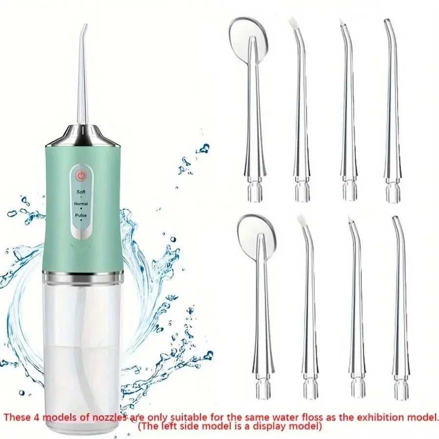 16Pack GentleCare Water Flosser Tips - Easy-to-Attach, Durable Plastic Nozzles for a Hygienic Clean, Convenient Replacement Pack
