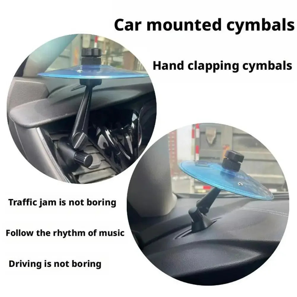 Universal Mini Drums Colliding With Cymbals Vent Decoration For Car Rugged Automotive Interior Accessories Crash Proof Design