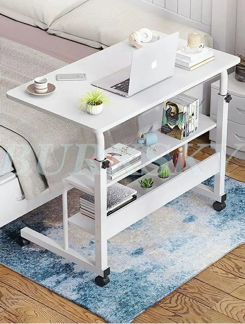 Simple Laptop Desk Lazy Bed Desk Learning Simple Small Table Learning Table Movable Bedside Adjustable Portable Laptop table