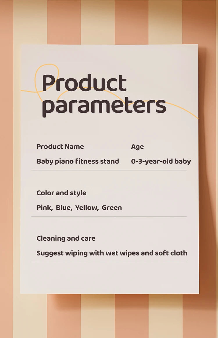 Baby Pedal Piano Fitness Stand Music Play Newborn Piano Crawling Blanket Early Educational Toys Play Mat 0-36 Months Baby Gifts