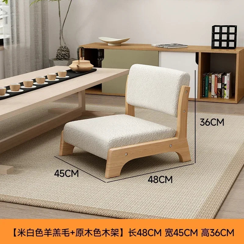 Modern Tatami Lazy Sofa Chair Japanese Living Room Furniture Back Floor Nordic Wind Bay Window Low