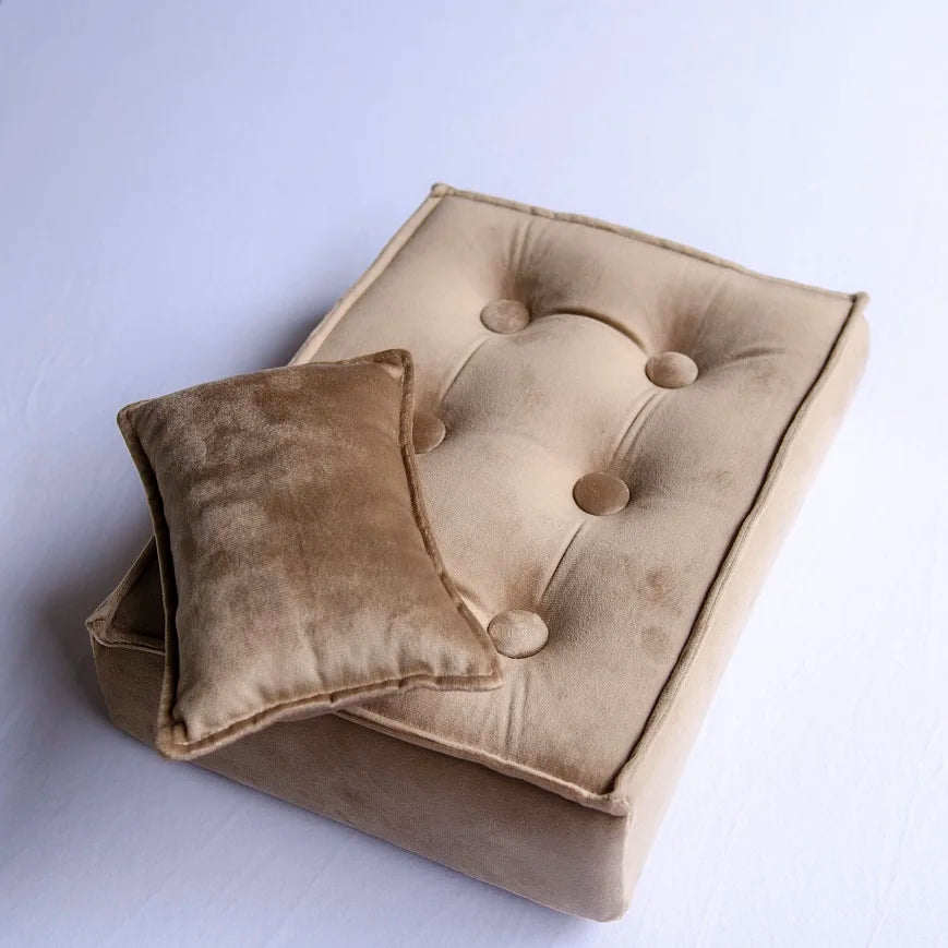 Newborn Photography Props Mini Mattress Cushion for Baby Bed Basket Chair Posing Bedding Fotografia Accessories