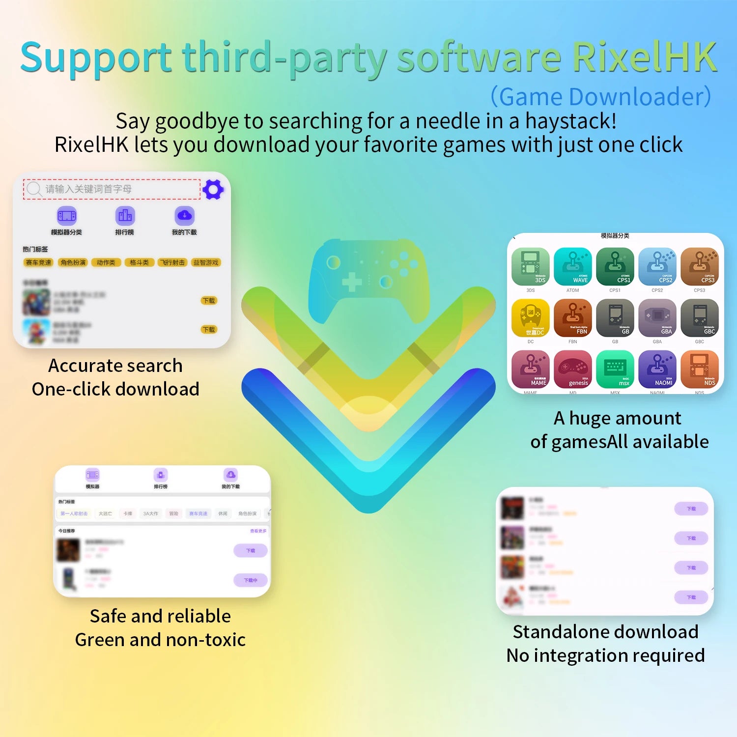 ANBERNIC RG Cubexx Retro Handheld Game Console 3.95" IPS 720*720 Screen Linux 64bit Support WiFi Bluetooth Streaming Video Games