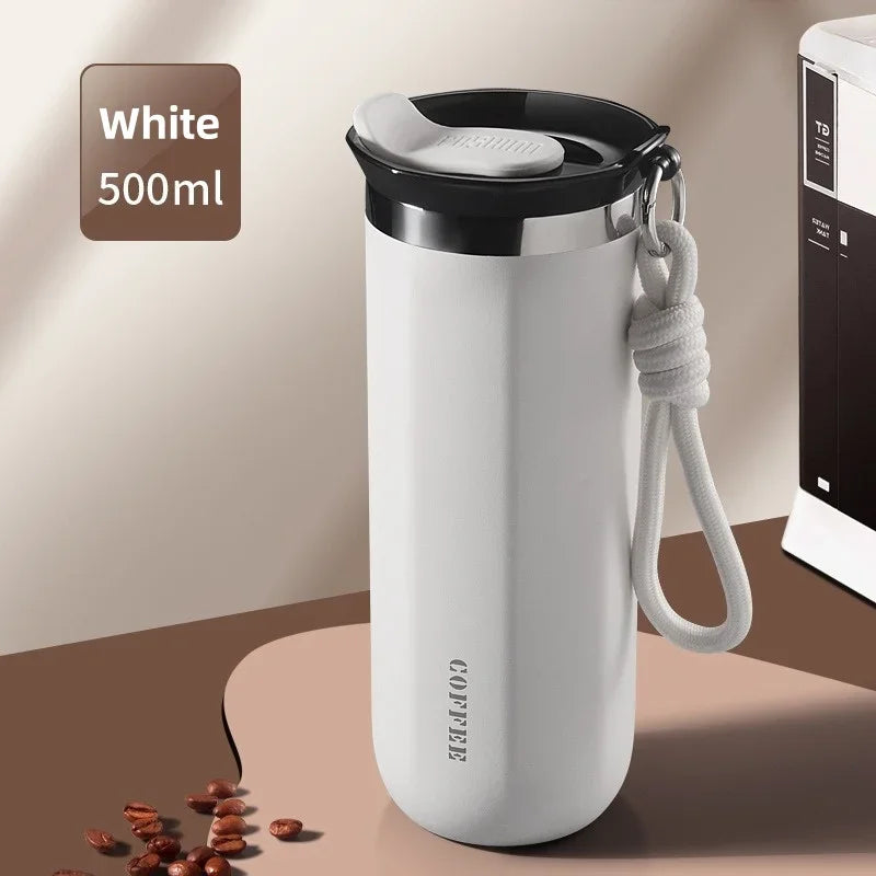 Thermal Mug 304 Stainless Steel Insulated Water Cup Business Office Portable Cold Coffee Cup Gift Cup Leakproof Travle Drinkware