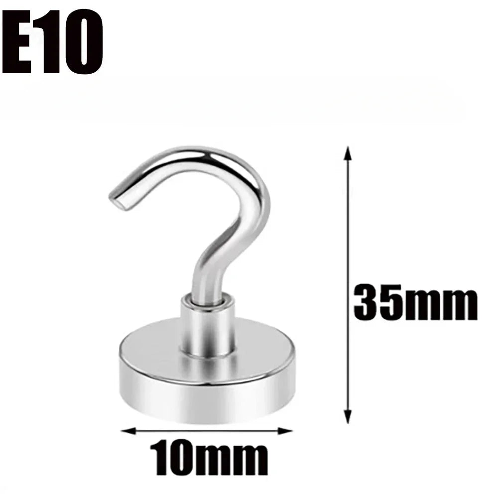 Magnet Ring Multipurpose Storage Hook Stainless Steel Home Hook Bathroom Hook Kitchen Garden Magnetic Home and Decoration Iman