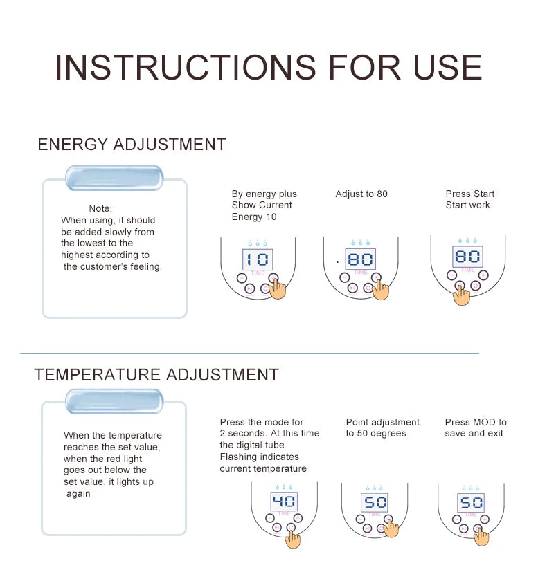 Treatment, physiotherapy equipment Electronic muscle massager constant temperature heating micro electric massager