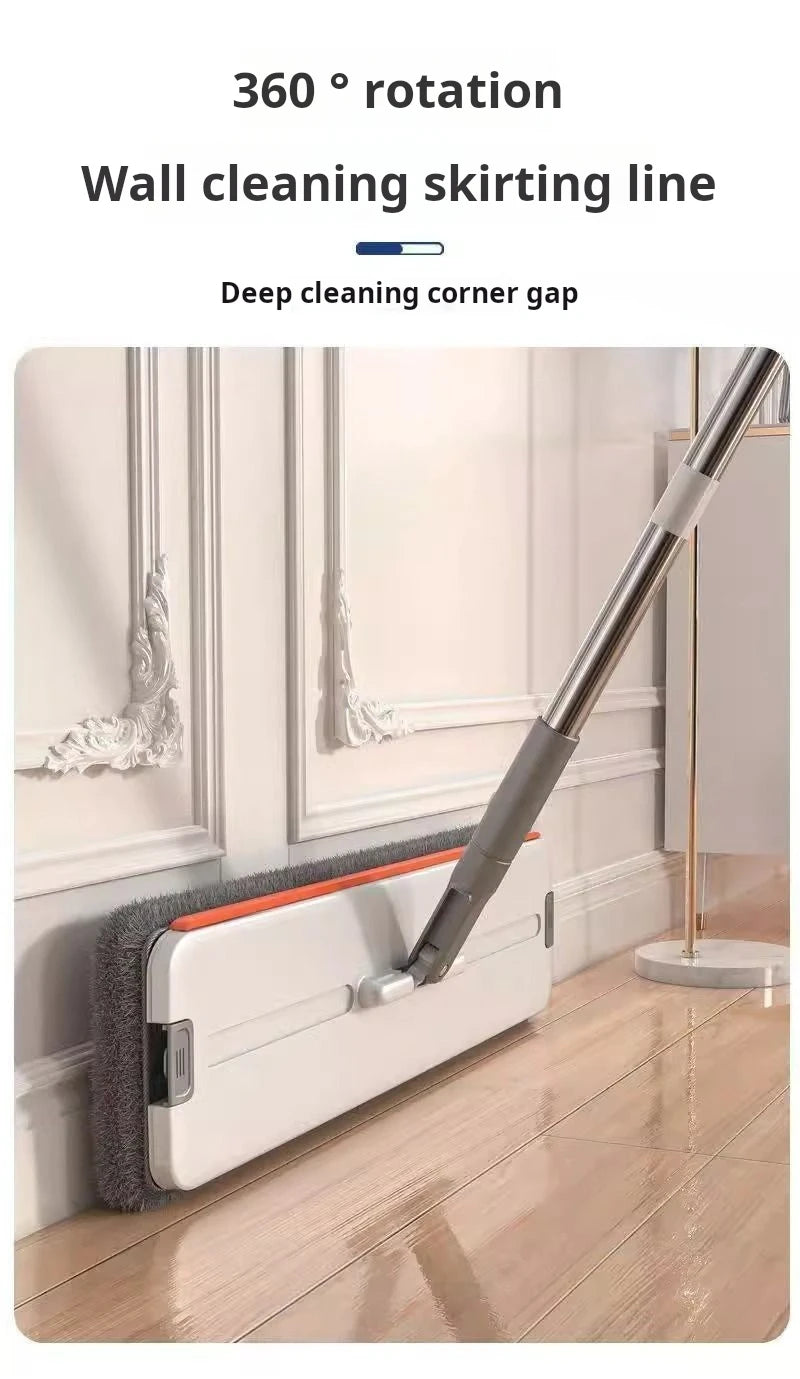 Microfiber Mop with Bucket, 360 Rotating, Flat Squeeze, Floor Cleaner Tool, Home Kitchen, Multifunction Cleaning Mops