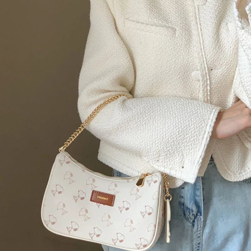 Women's High end 3-in-1 Shoulder Bag with Adjustable Wide Shoulder Strap Underarm Bag New Crossbody Bag