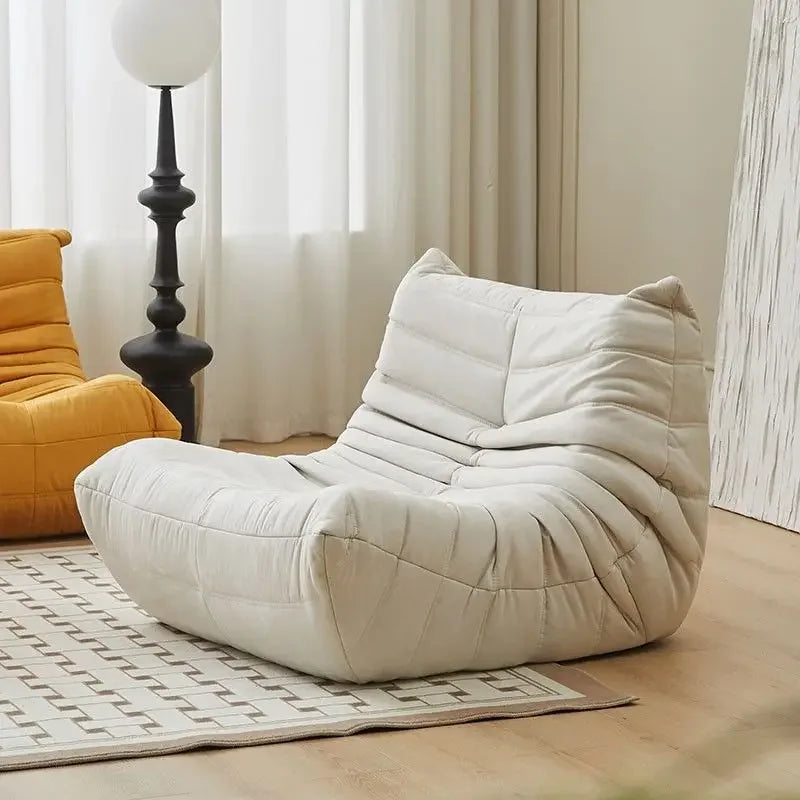 Internet celebrity caterpillar lazy sofa single lying balcony leisure chair can lie down can sleep togo modern simple living roo