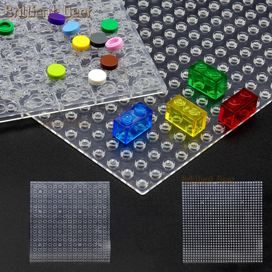 32x32 32x16 Dots Classic Building Blocks Base Plate MOC DIY Small Size Bricks Baseplate Parts for City Figures Children Toys