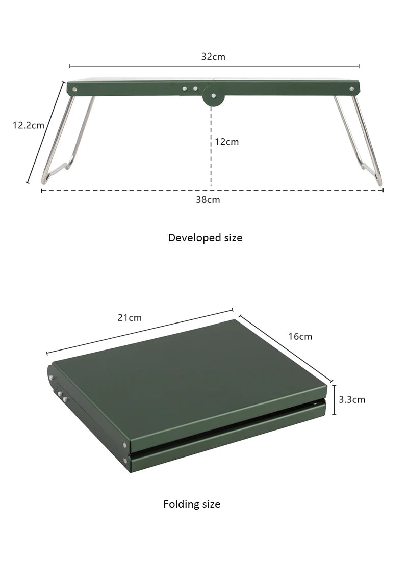 Outdoor Camping Folding Table Ultralight Tables Hiking Aluminum Table Picnic Portable Mini Coffee Small Teatable BBQ