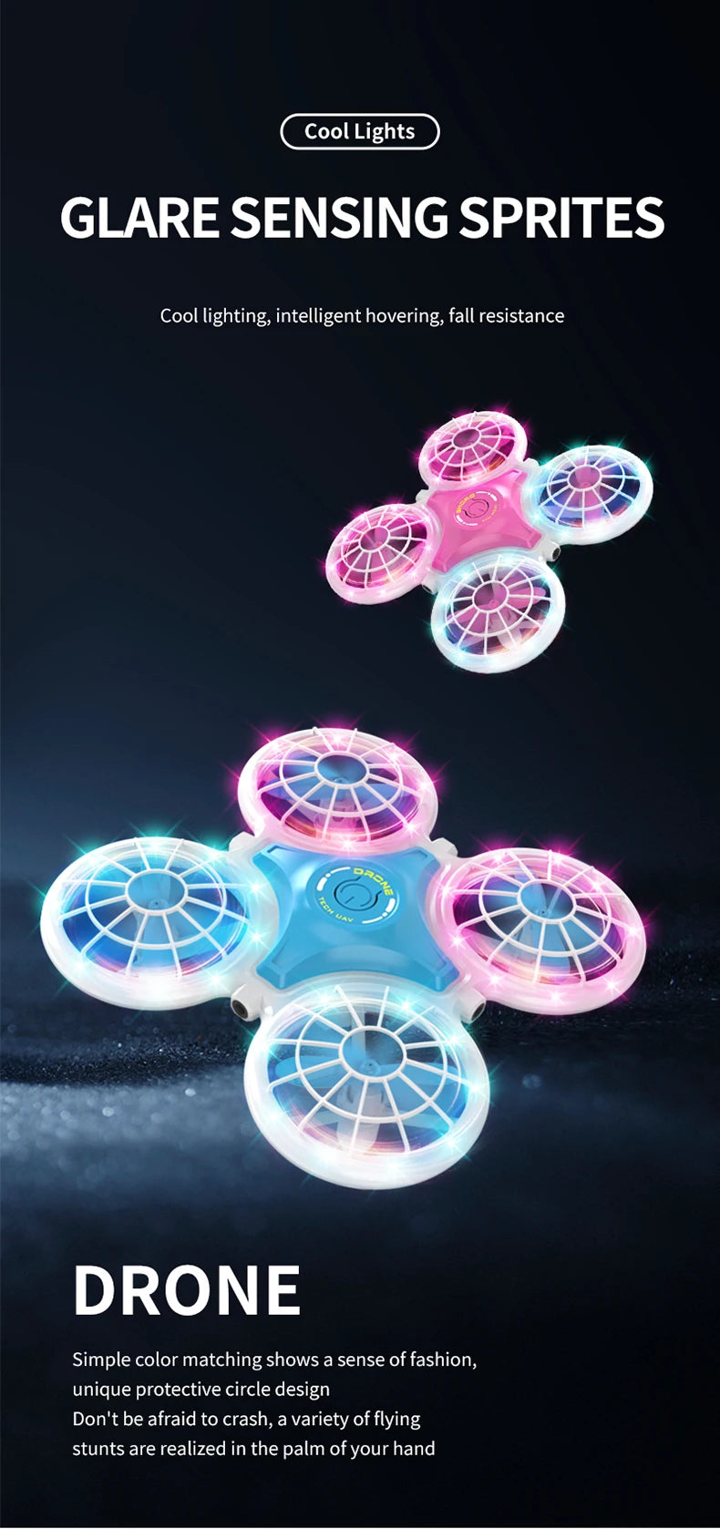 Mini Drone Flash 3D Flip 2.4G 4CH Remote Control Helicopter Altitude Hold Rc Quadcopter Aircraft Kid Toys For Children Christmas