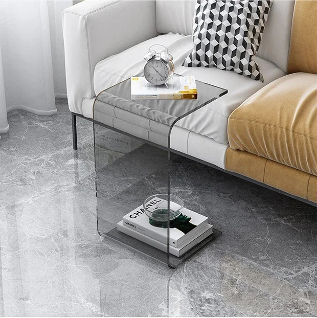 Acrylic Coffee Tables Sofa Small Side Table Modern Bedroom Nightstands Piaochuang Tea Desk Storage Desks Nordic Furniture