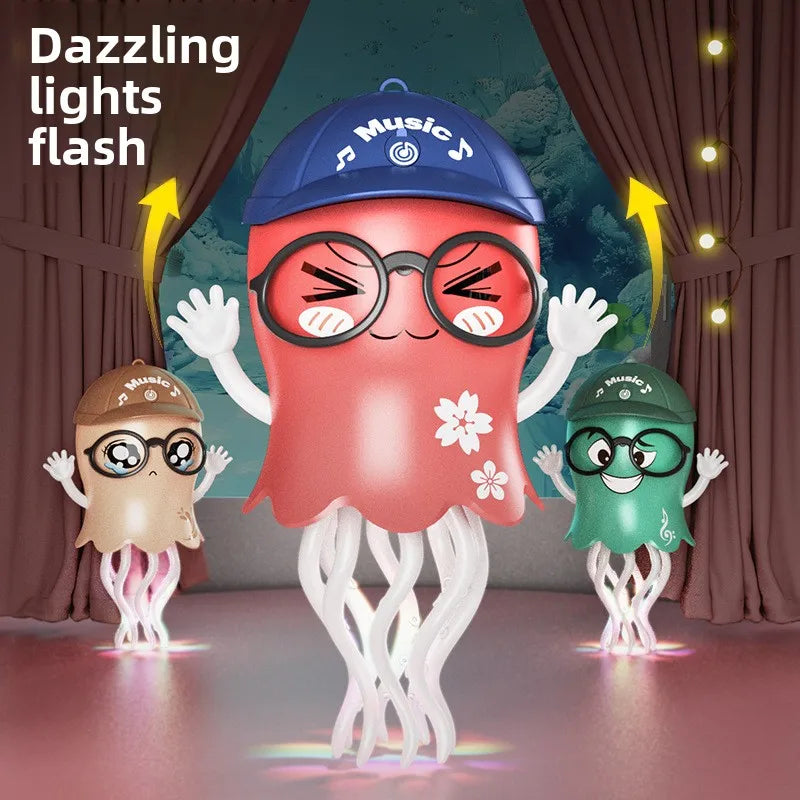 Dancing Octopu Kid Electronic Pet Toys Cartoon Interactive Development Moving Education Toddler Toy Gift Creative Christmas Gift