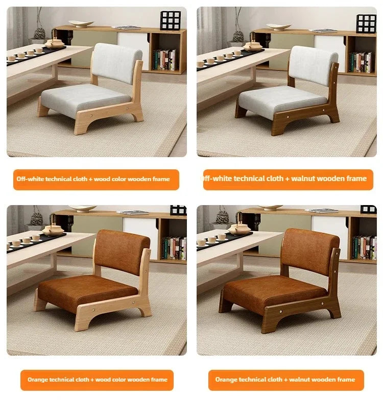 Modern Tatami Lazy Sofa Chair Japanese Living Room Furniture Back Floor Nordic Wind Bay Window Low