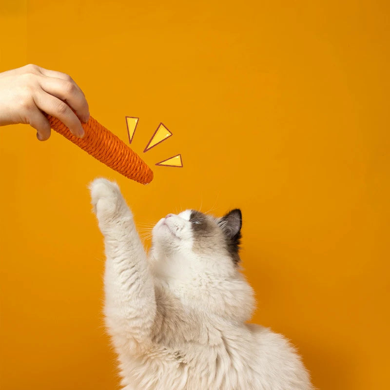 New Cat toys make sounds, carrots, cat sticks, self-sex, kitten teething sticks, resistant to bites, cats, toys, pet supplies