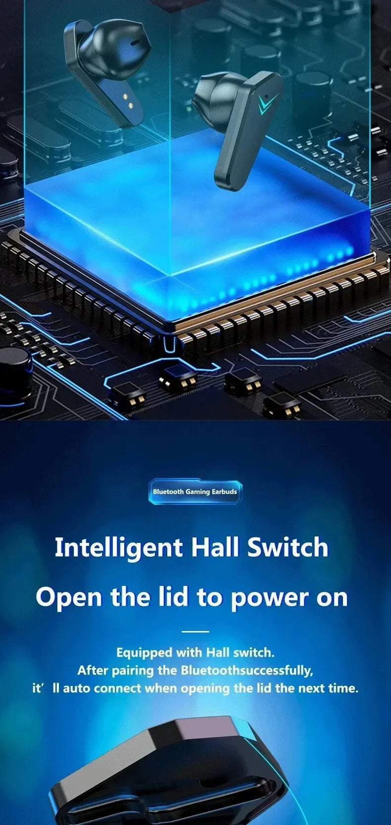 New Gaming Wireless Headphone Bluetooth Earphone audífonos bluetooth inalámbrico freeshippings items ear buds for xiaomi huawei