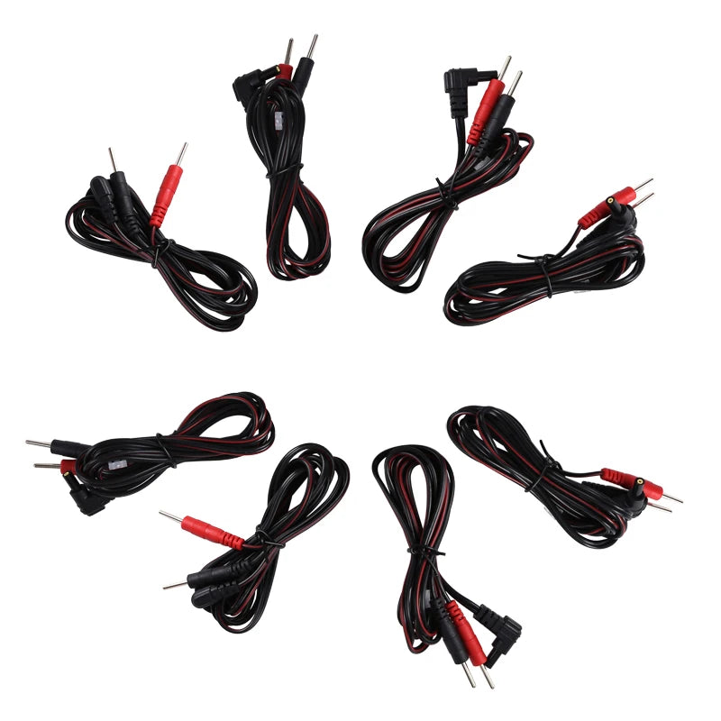 Electrode Lead Wires TENS Conductive Standard Pin for Ems Massage Electrode Pad Standard Pin  Digital Tens Machine Health Care