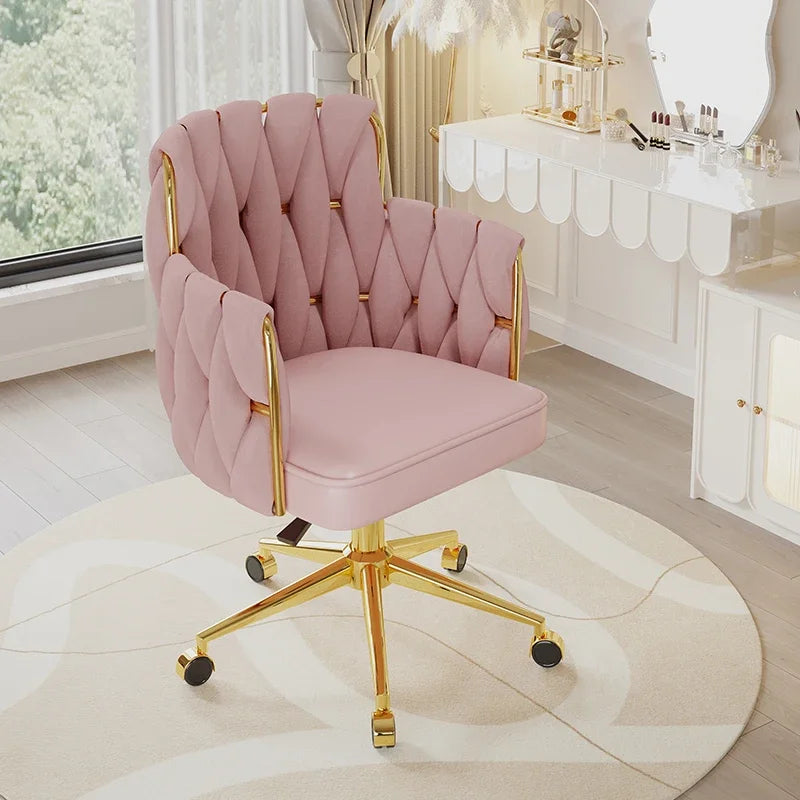 Study Throne Office Chair Vanity Modern Ergonomic Luxury Nordic Office Chair Designer Relaxing Sillas De Oficina Salon Furniture