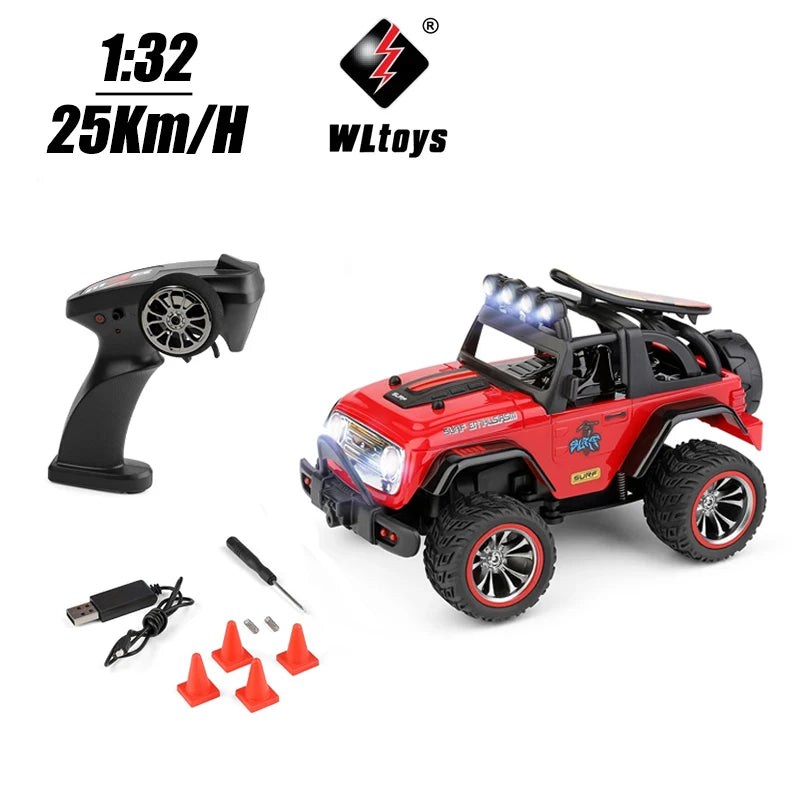 Wltoys K989 K969 284131 Upgrade LCD Version 4WD 1/28 RC High Speed Racing Mosquito 2.4GHz Off-Road RTR Rally Drift Car