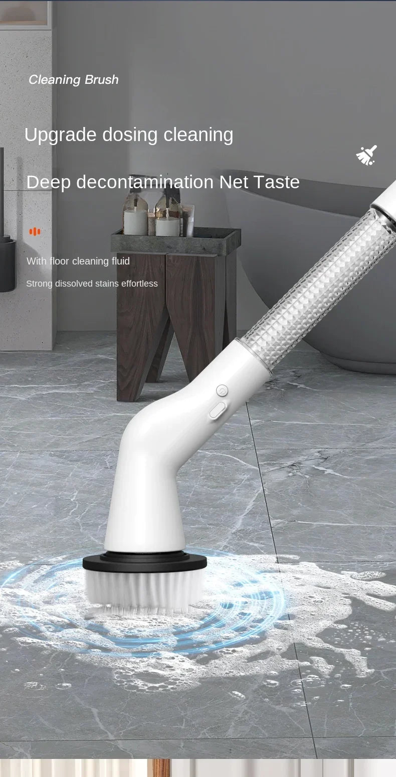 New Style Electric Cleaning Brush 5 in 1 Electric Multi-functional Home USB Automatic Cleaning Brush for Kitchen & Bathroom
