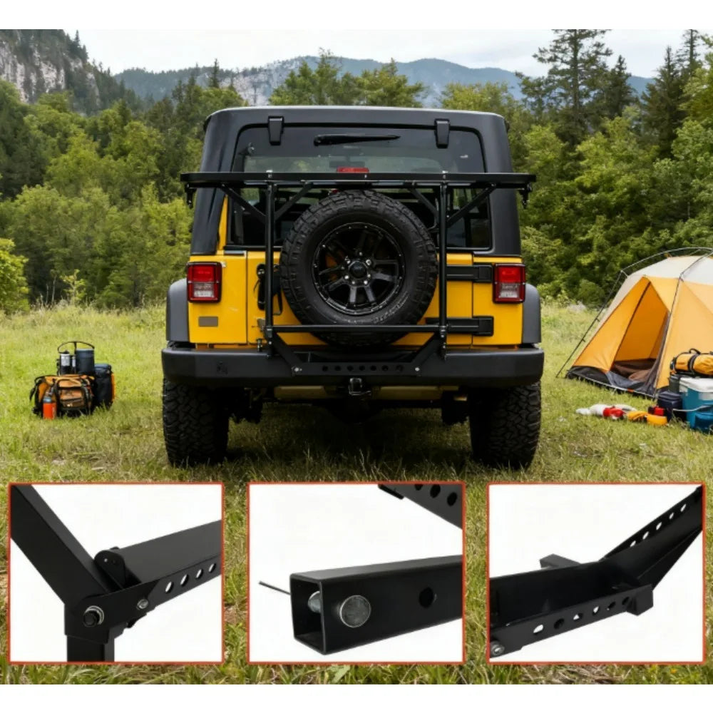 Universal Car Hammock Stand - Adjustable & Foldable Vehicle Mount Kit W/ Parachute Bed, Fits All Cars & SUVs