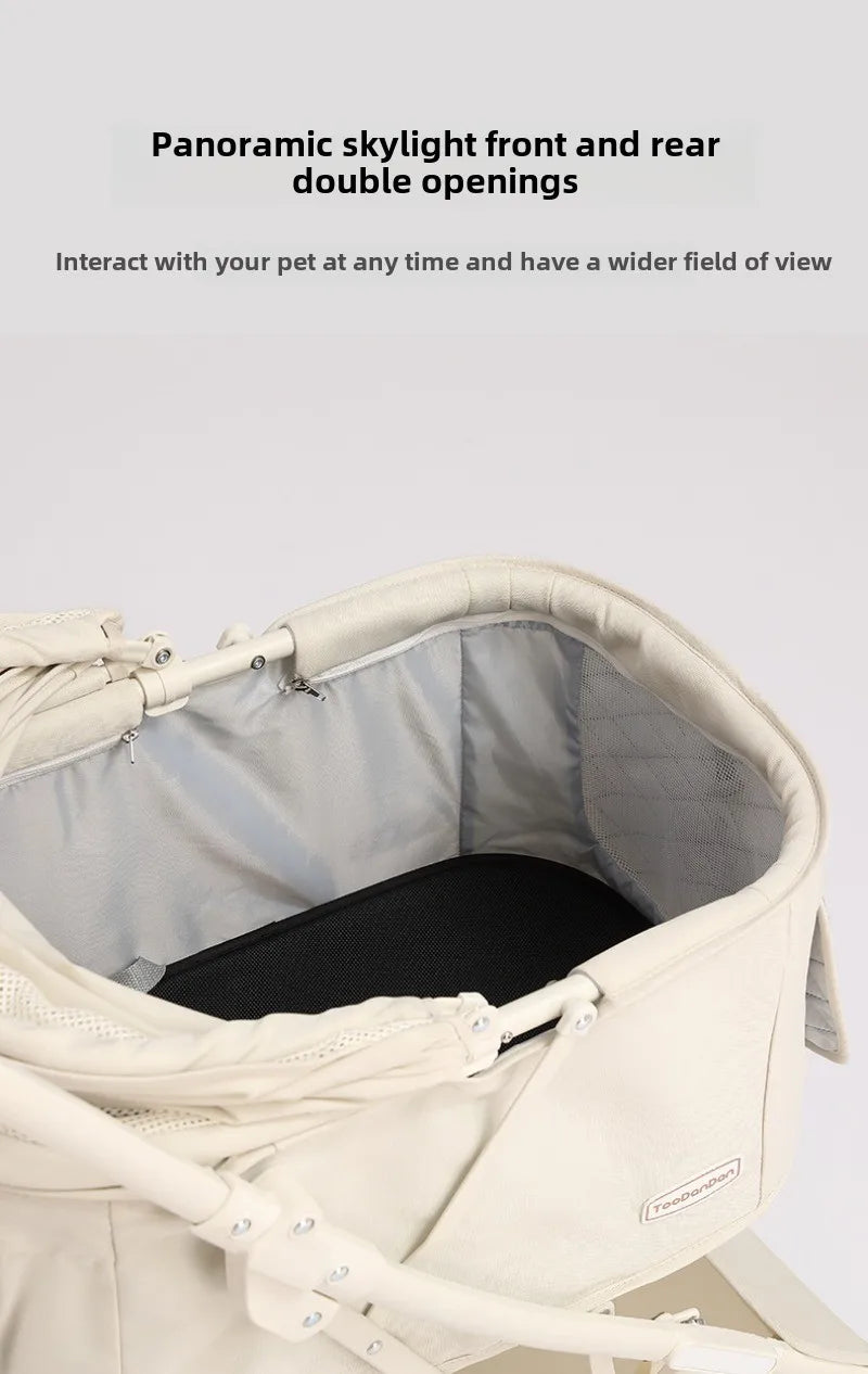 Outdoor Puppy Stroller Cat Dog Travel Breathable Pet Stroller Lightweight Convenient Folding Small Medium Pet Stroller Products