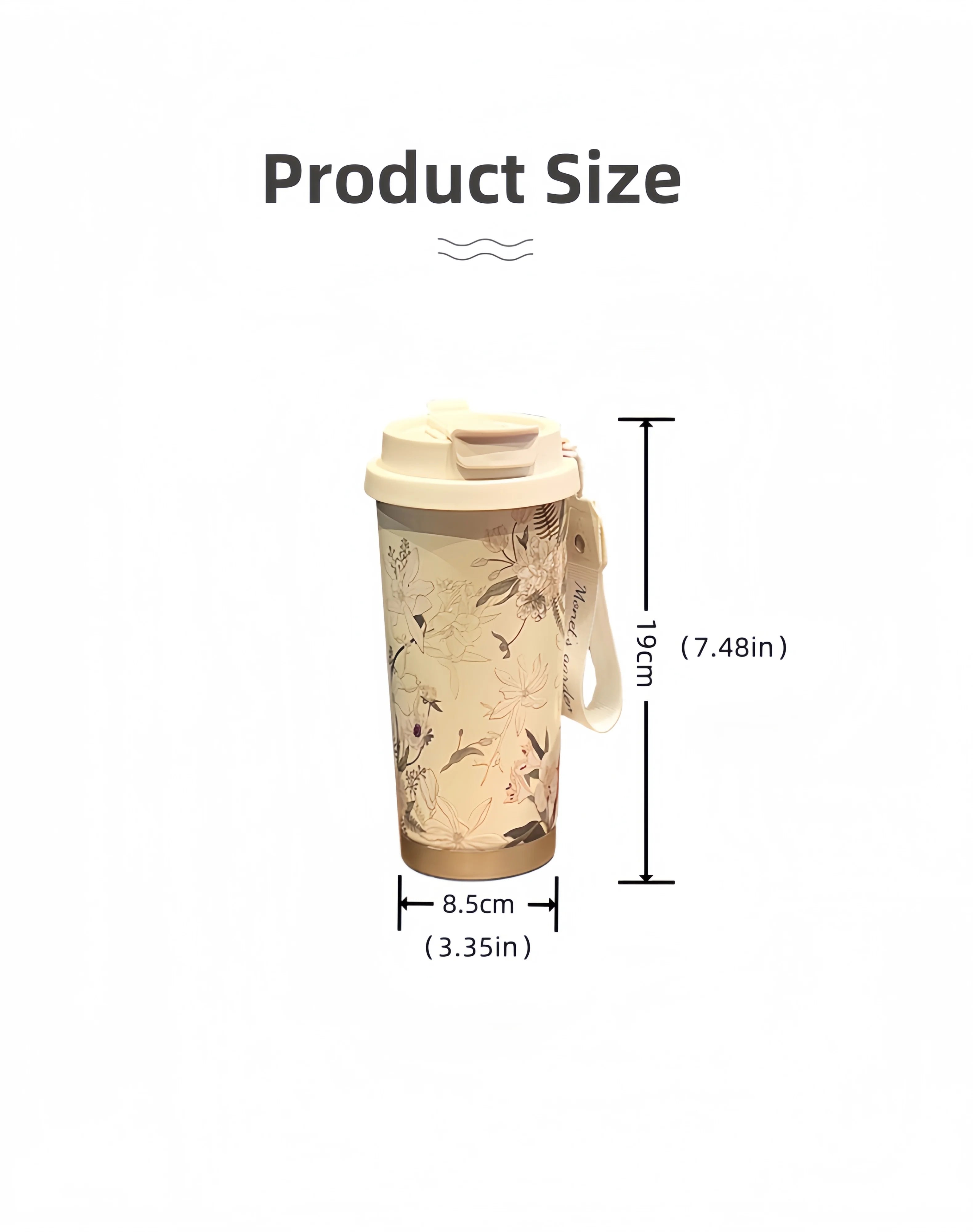 500ML Ceramic Thermo Cafe Coffee Mug Car Thermos Mug LeakProof Travel Thermo Cup for Tea Water Coffee Insulated Cup Drinkware