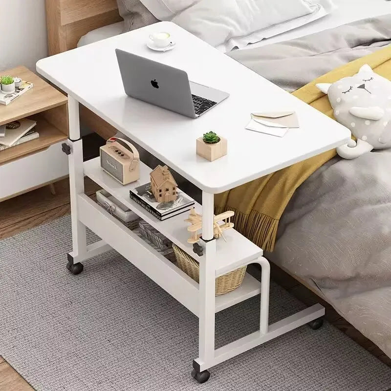 Simple Laptop Desk Lazy Bed Desk Learning Simple Small Table Learning Table Movable Bedside Adjustable Portable Laptop table