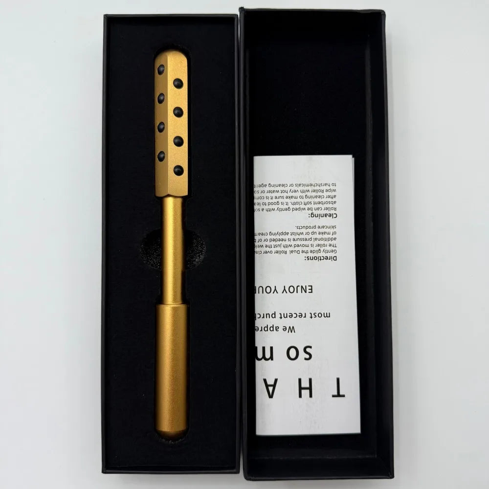 24 Germanium Face Massage Beauty Acupoint Roller Stick Wholesale Beauty Roller Tool Face Gua Sha Massager Women Skin Care Beauty