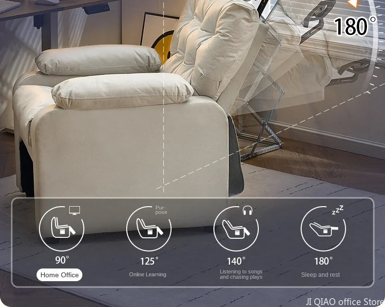 New Computer Chair Household Office Bedroom Sedentary Recliner Chair Single Sofa Ergonomics Comfortable lounge Chair Lazy Sofa