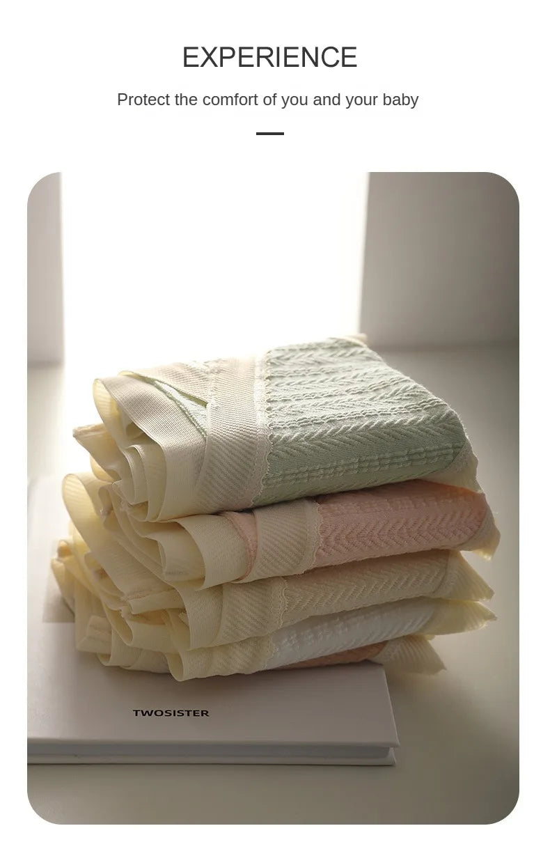 3PCS Soft Briefs V-shaped Abdominal Support Underpanties Pregnancy Childbirth Female Underwear Pregnant Woman Women's Panties