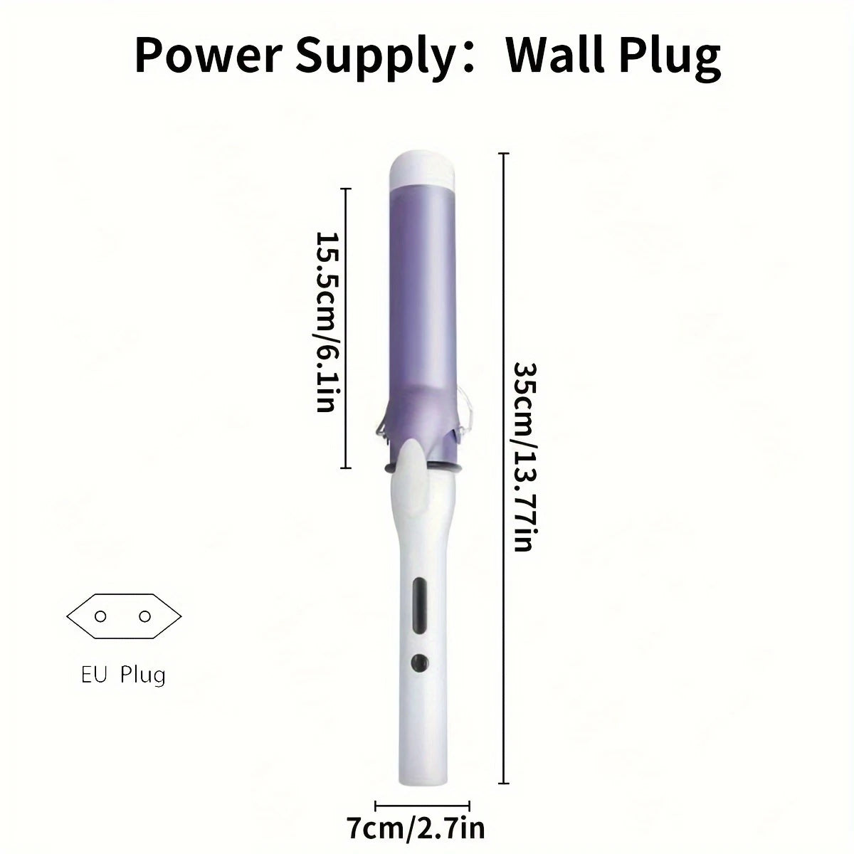 40mm large outer diameter hair clipper, wave hairdresser, non damaging generator, curling rod, curling rod