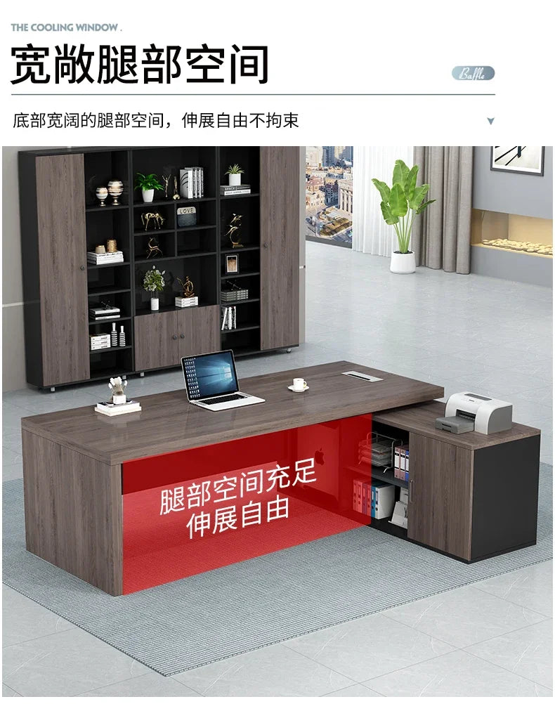 Commercial External Office Desk Minimalist Industrial Cheap Luxury Office Desk Indoor Station Mesa Escritorio Modern Furniture