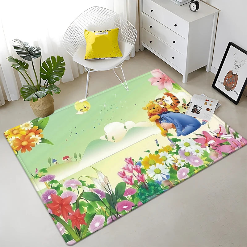 Cartoon Anime Cute Carpet Can Be Customized for Bedrooms,Living Room Carpet,Sofas,Camping,Picnics,Children's Room,and Home Decor