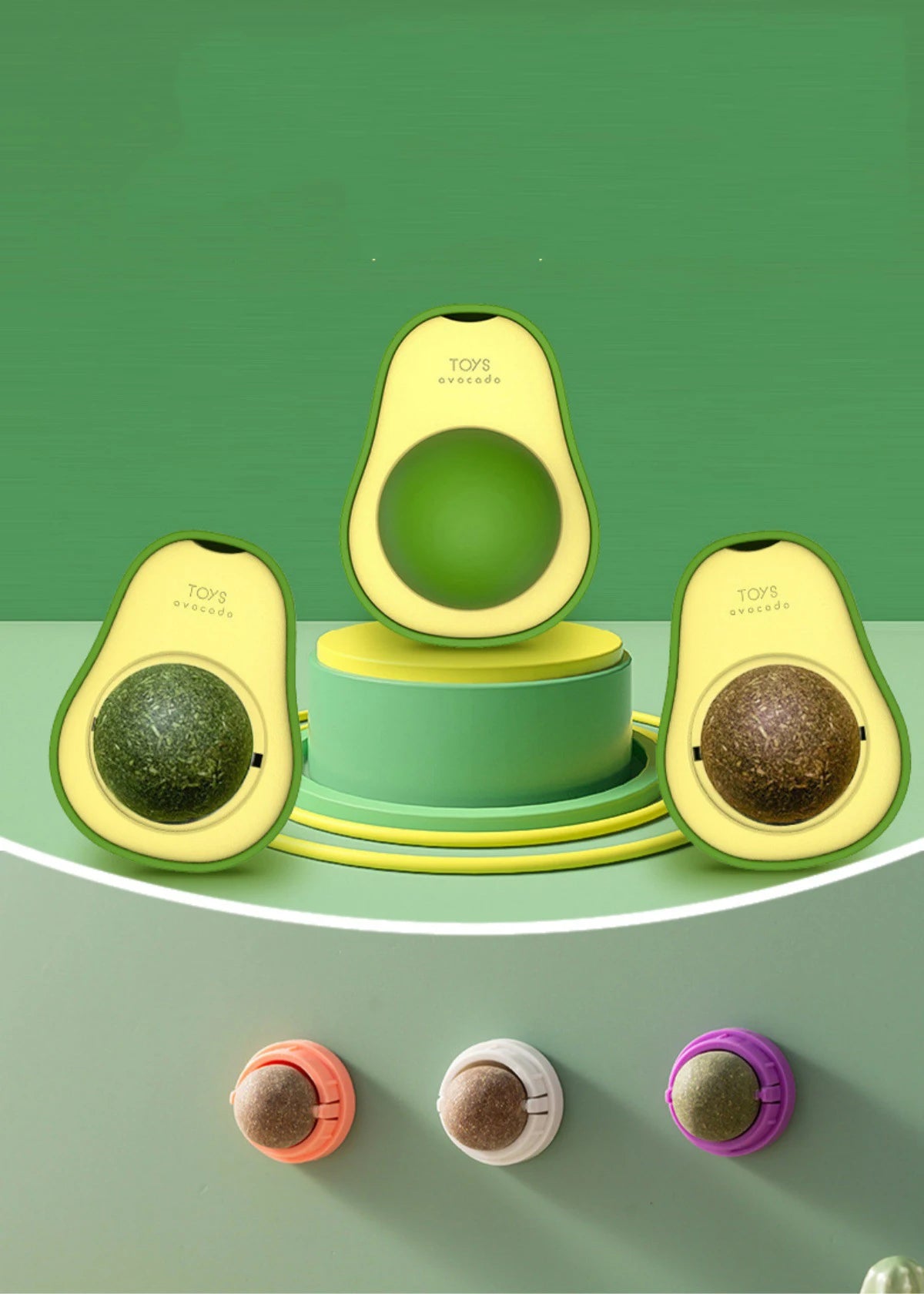 Cat Bite Ball Cat Toy Suitable for Kittens to Clean Teeth, Catnip Relieves Oral Health, Self Entertainment, Pet Chewable