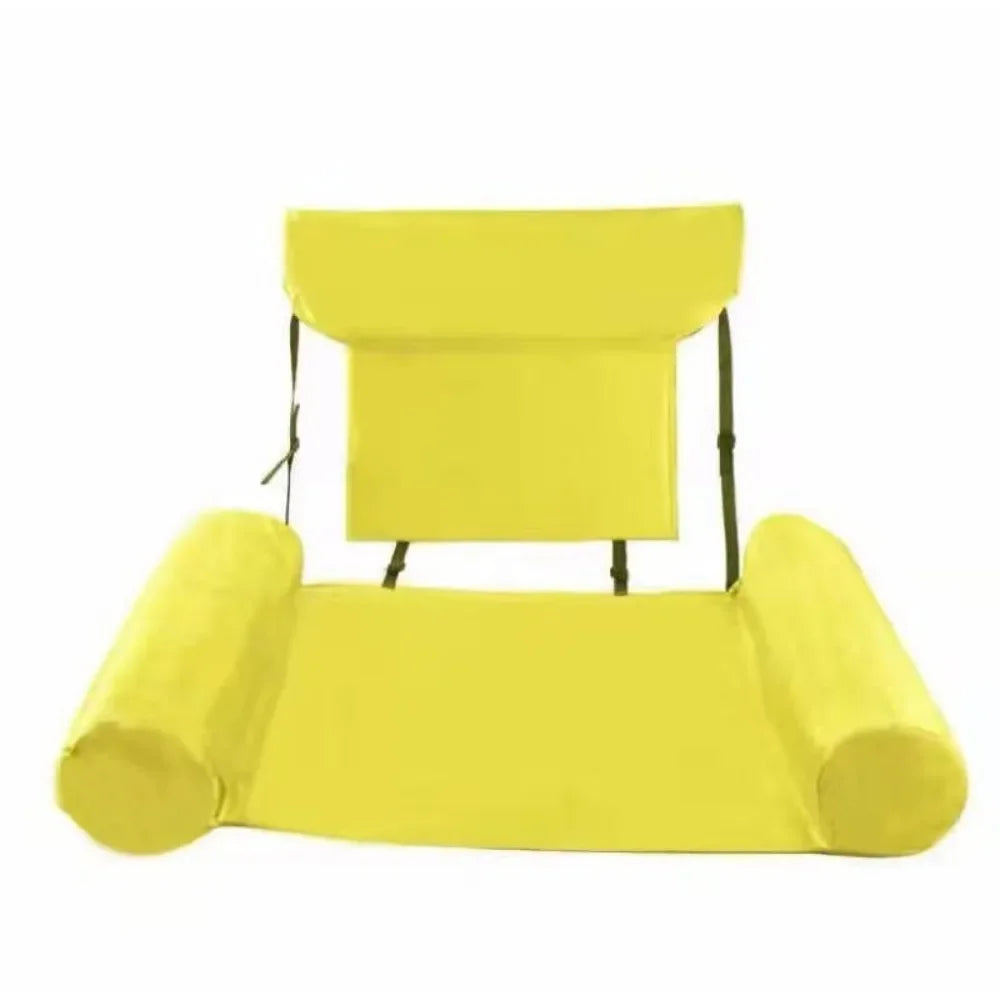 Three Tube Inflatable Lounge Chair, Foldable Colorful Patterned Float, Water Play Lounge Chair, Floating Bed Sofa