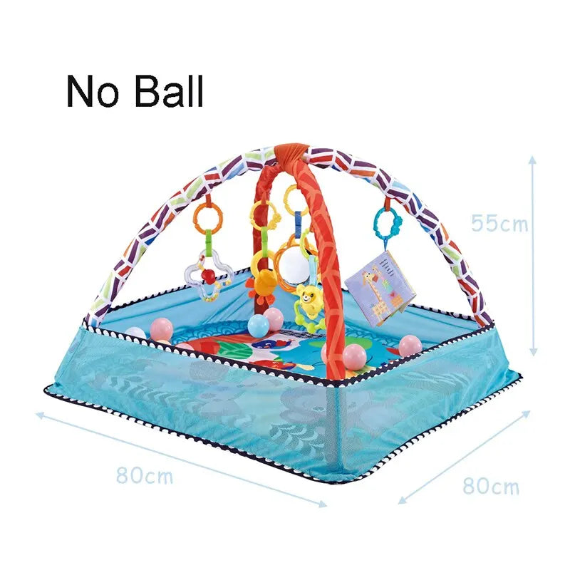 Baby Fitness Frame Crawling Play Mat Multifunction Fence Floor Toddler Activity Gym Game Activity Blanket Newborn Kids Toys