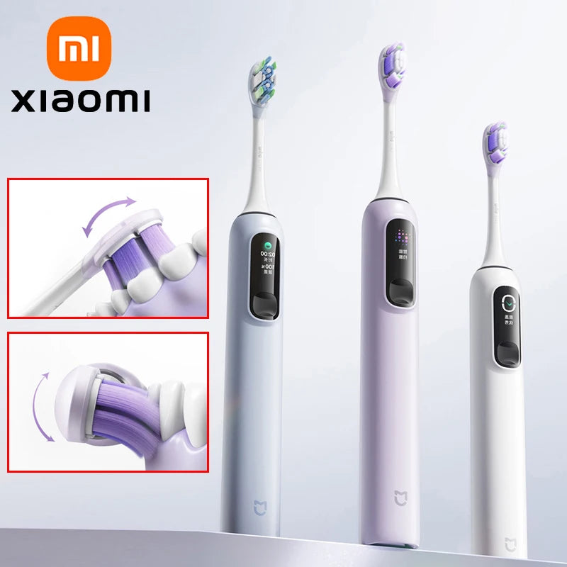 XIAOMI MIJIA Sonic Vibration Electric Toothbrush Pro,Smart 4 Modes, Long Battery Life, IPX8 Waterproof,LED Screen & Travel Lock