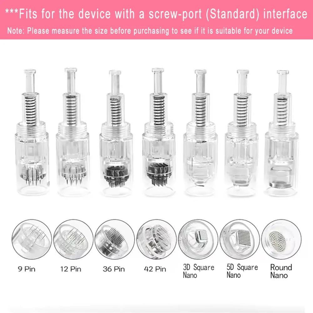 Professional Derma Pen Microneedle Pen With Needles Cartridges Skin Care Device Wireless Microneedling Machine Beauty Tool