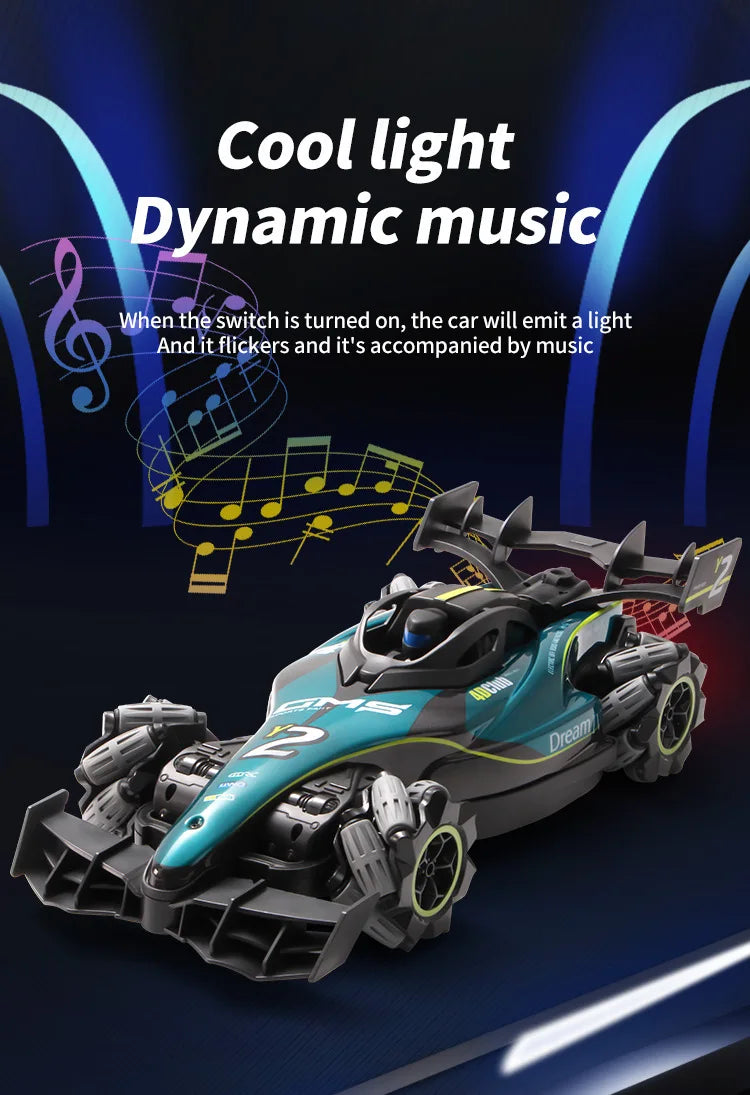 f1 RC Car Gift Children toys rc drift car remote control car toys for kids Gift for Boy Gesture Radio Remote Control Spray Stunt