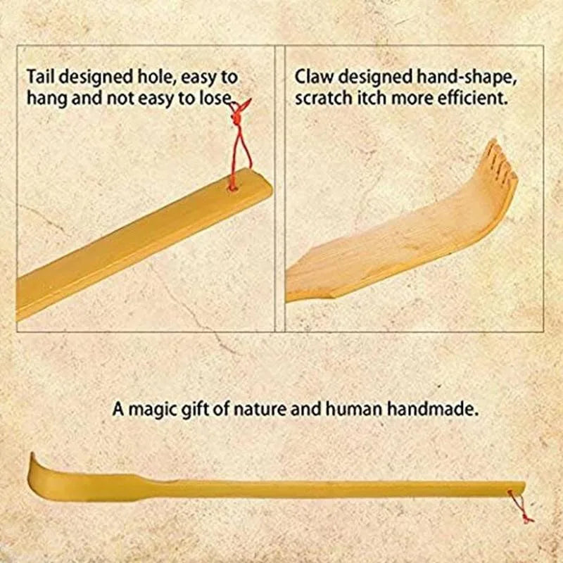 Bamboo Back Scratcher Old People Scratching Massager Body Massage Anti Itch Scraper Stick Health Care Product Tickling Artifact