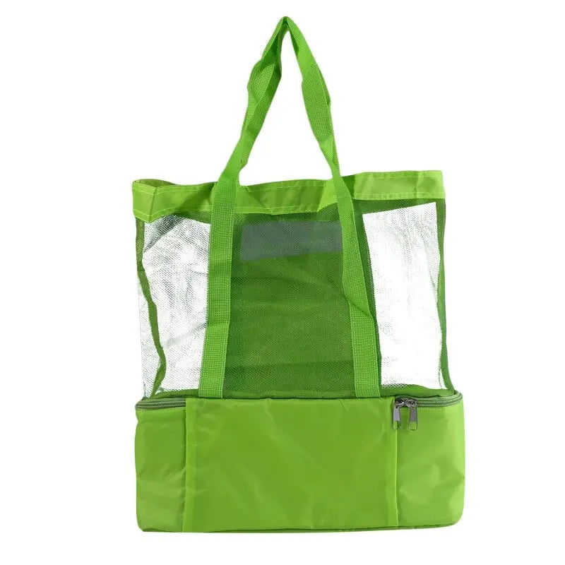 Tote Waterproof Bento Bag Swimming Bag Travel Storage Beach Bags Insulated Double Layer Picnic Ice Bag