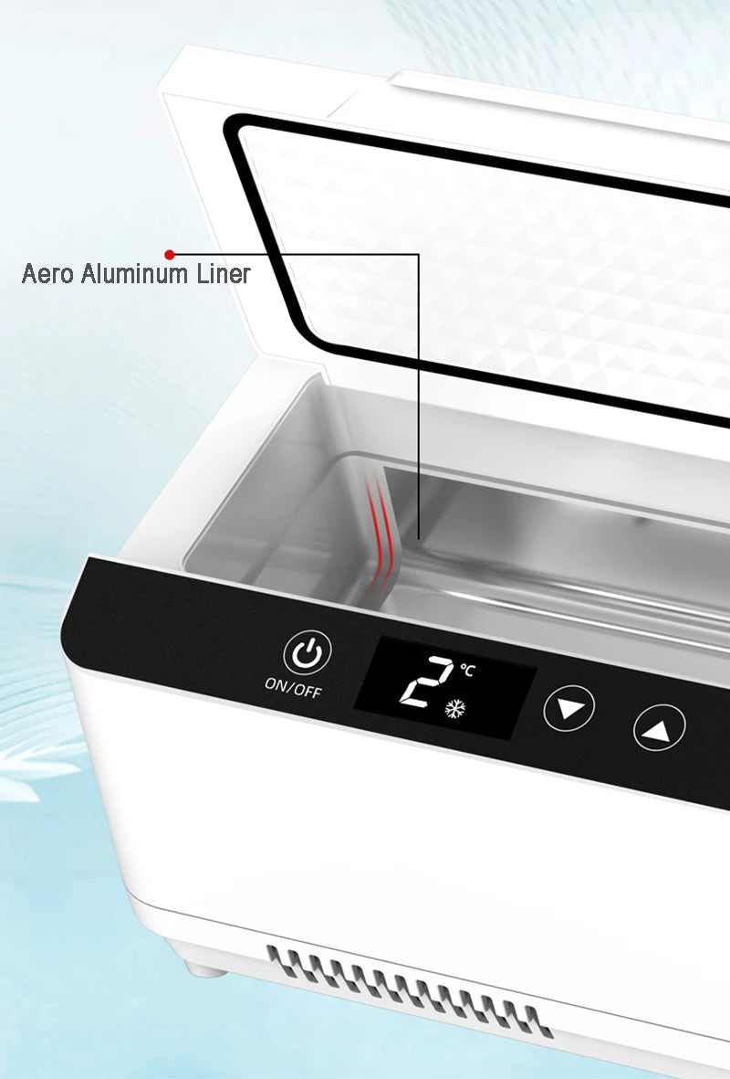 Double-layer Large Capacity Insulin Cold Box Rechargeable Insulin Refrigerator Medicine Cooler With Carrying Bag