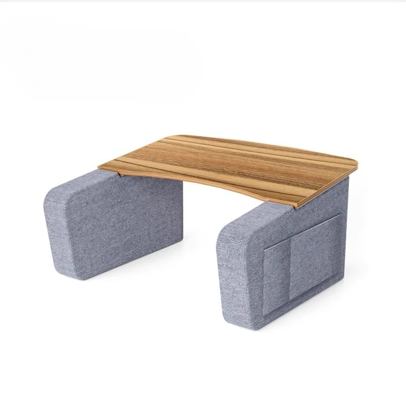Multi-Functional Knee Laptop Desk Lazy Sofa Tray Table Bed Writing Stand Reading Gaming Table for Small Space Use