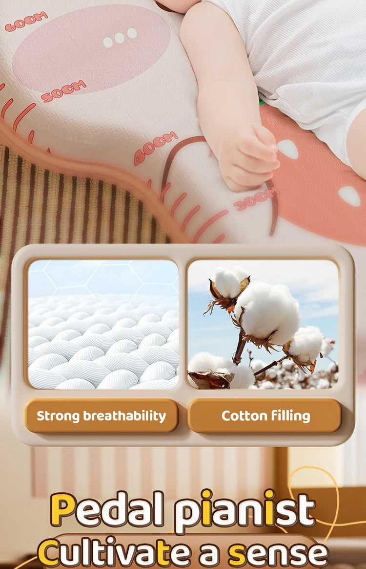 Baby Pedal Piano Fitness Stand Music Play Newborn Piano Crawling Blanket Early Educational Toys Play Mat 0-36 Months Baby Gifts